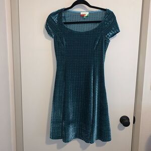 Beautiful Teal Skater Dress